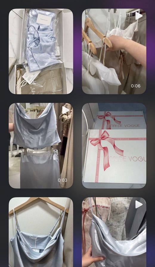 QC video examples for Vietnamese fashion sourced from social sellers in Vietnam